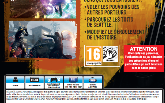 Poznaliśmy europejską okładkę inFamous: Second Son; gra zajmuje na HDD ponad 20 GB