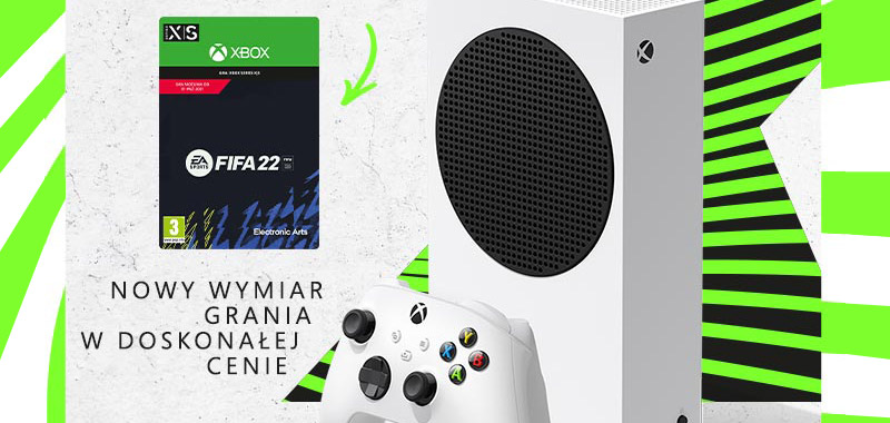 Kup Xbox Series S, a grę FIFA 22 zgarniesz za 1 zł - sprawdź promocję w RTV Euro AGD