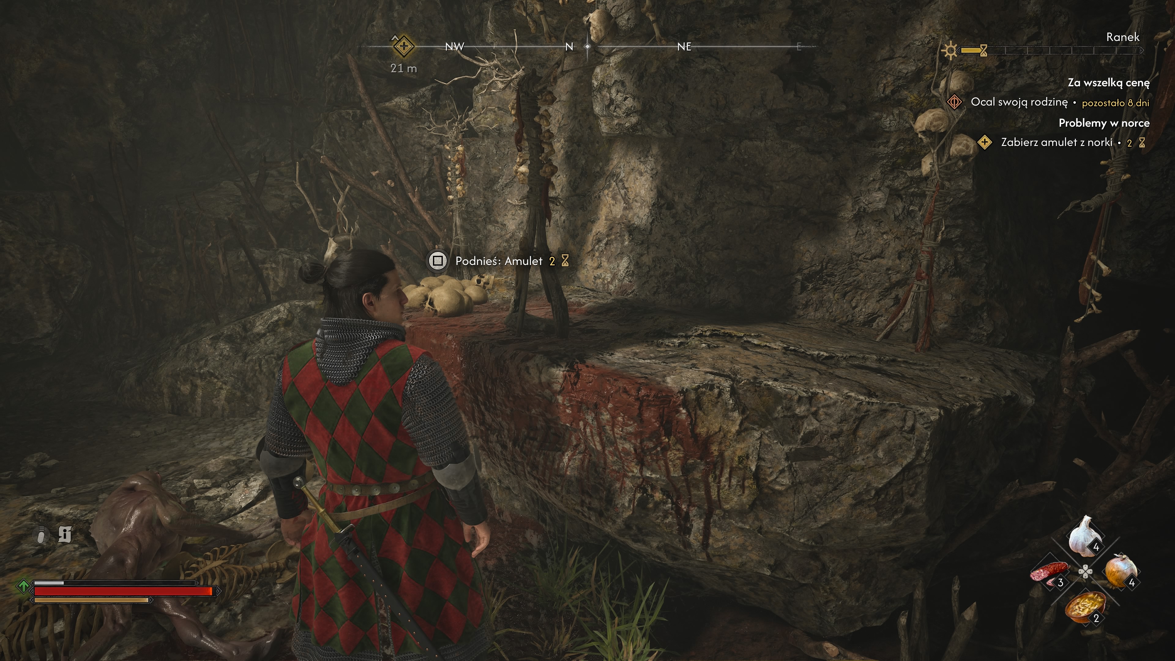 The Blood of Dawnwalker - Problemy w norce: Ćmiłka, amulet