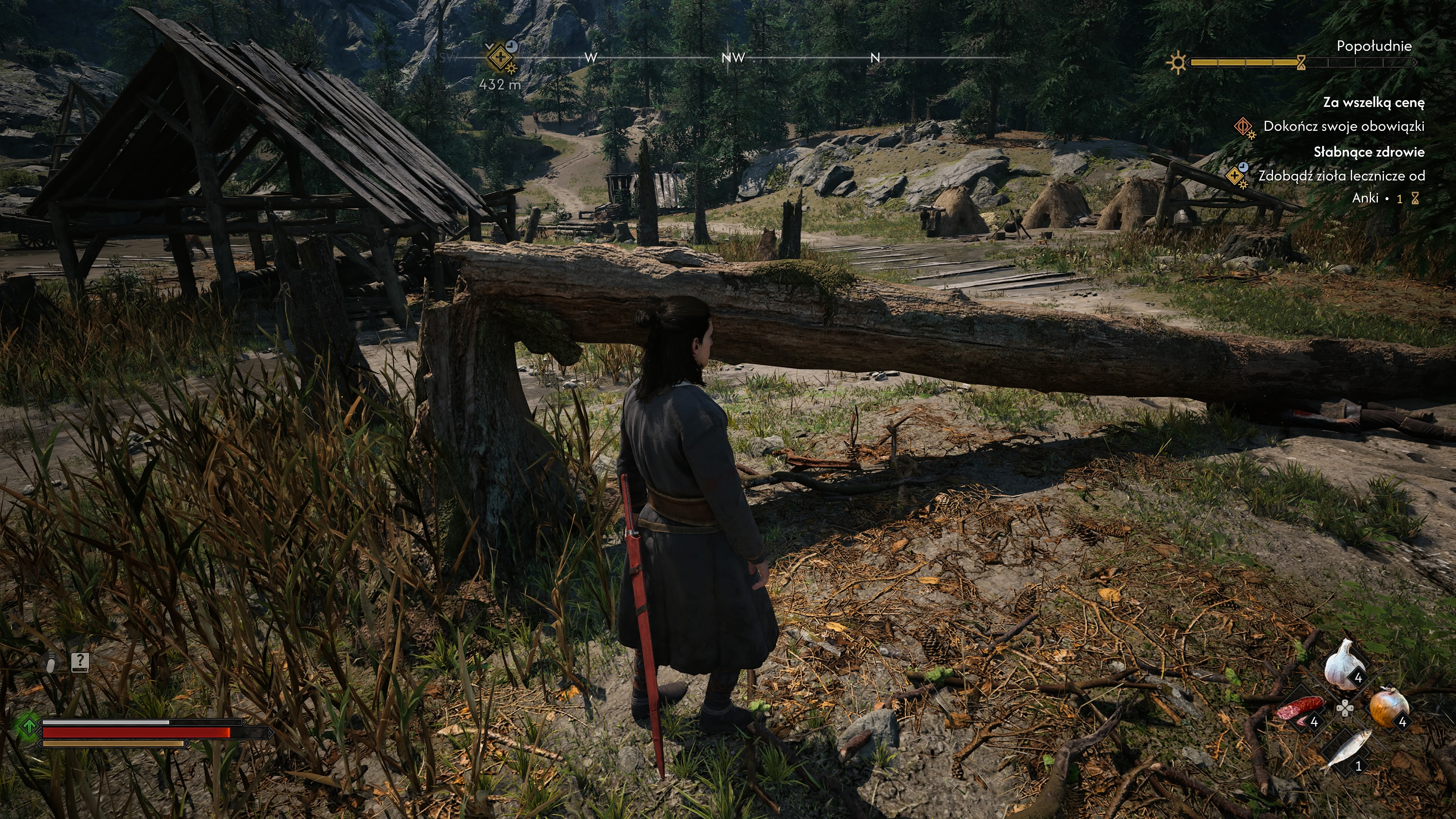 The Blood of Dawnwalker - Jeśli drzewo upada w lesie: torfowiska, las, patrol, Zdzislav
