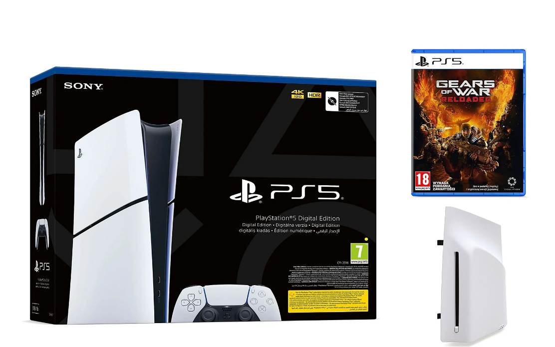 4 ciekawe zestawy na konsolę PS5 Slim Digital + napęd + wybrana gra od 2149 zł