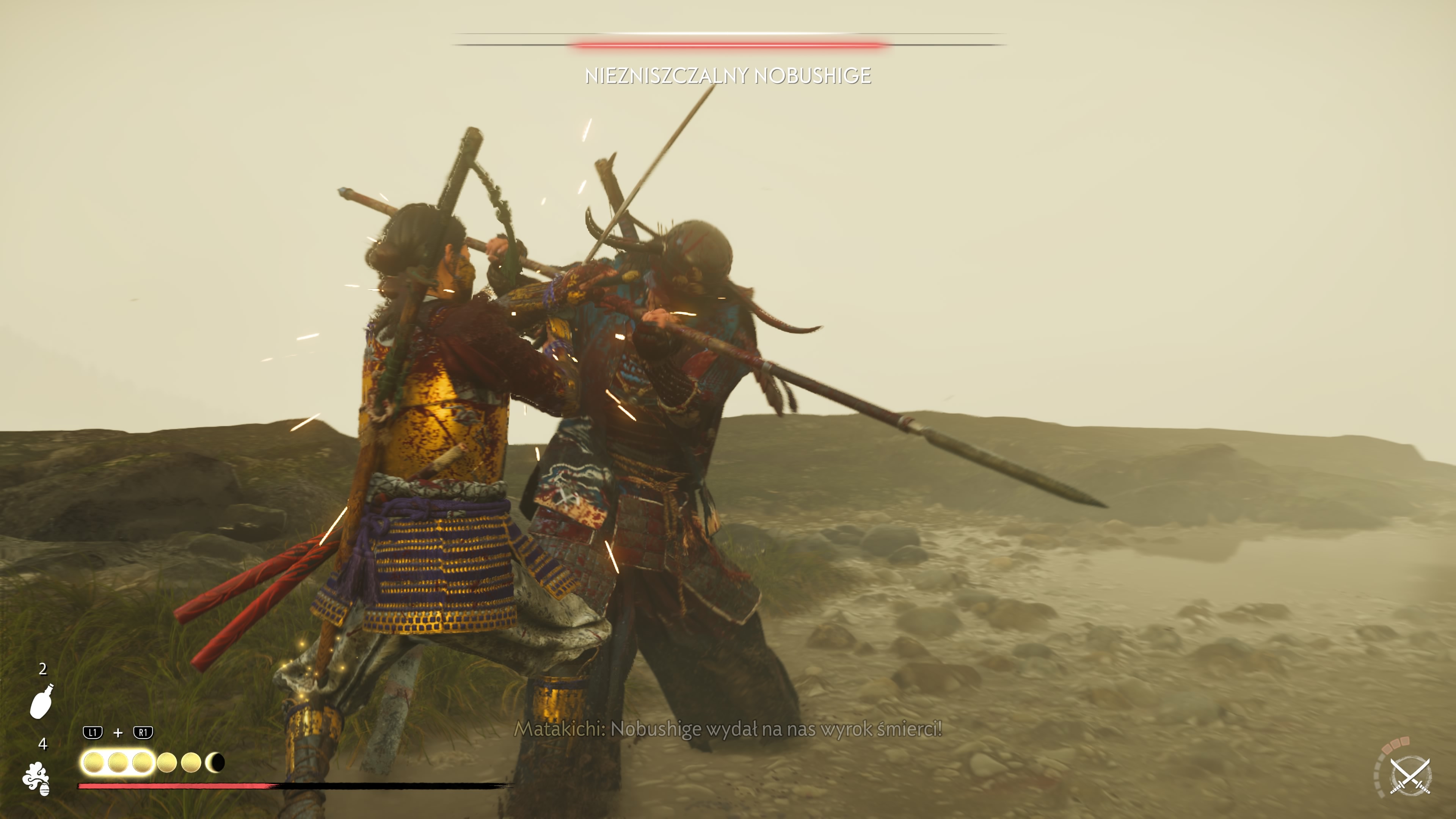 Ghost of Yotei Echoes of Sekigahara - Nieustępliwy Soichiro, Nobushige: jak pokonać pod drzewem pamięci?