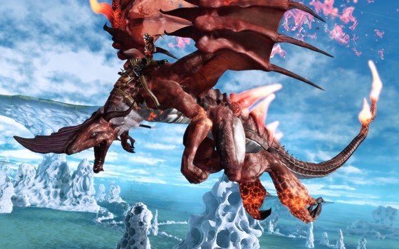 Podniebne pojedynki smoków na nowym zwiastunie Crimson Dragon