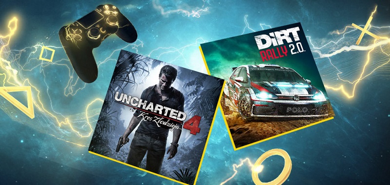 Uncharted 4 i DiRT Rally 2.0 w PS Plus - ostatnia szansa na zgarnięcie dwóch gier za darmo