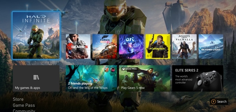 Xbox One otrzyma dzisiaj nowe menu. Microsoft udostępnia dashboard dla Xboksa Series X
