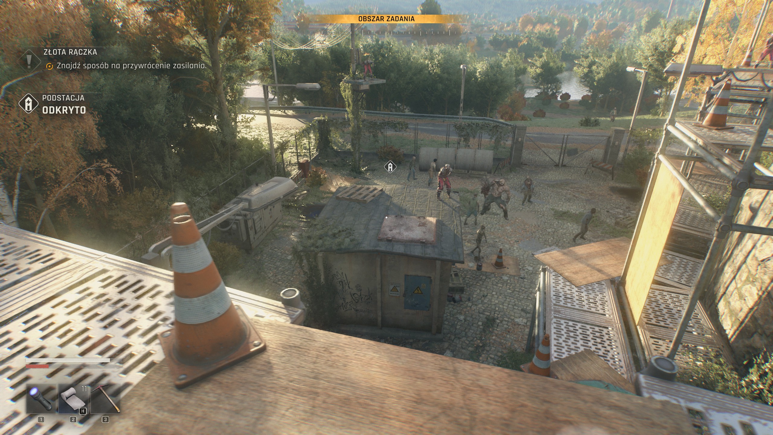 Dying Light The Beast - Złota rączka: Pietro, podstacja, energia