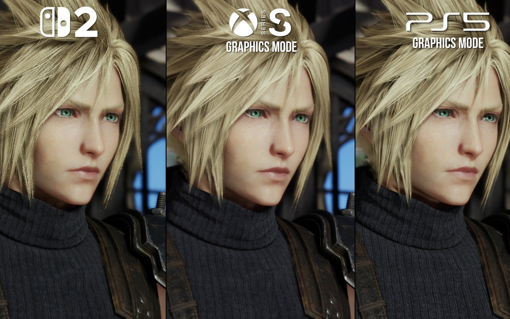 Final Fantasy 7 Rebirth na porównaniu graficznym. Zobacz, jak wygląda gra na Nintendo Switch 2, PS5 i Xbox