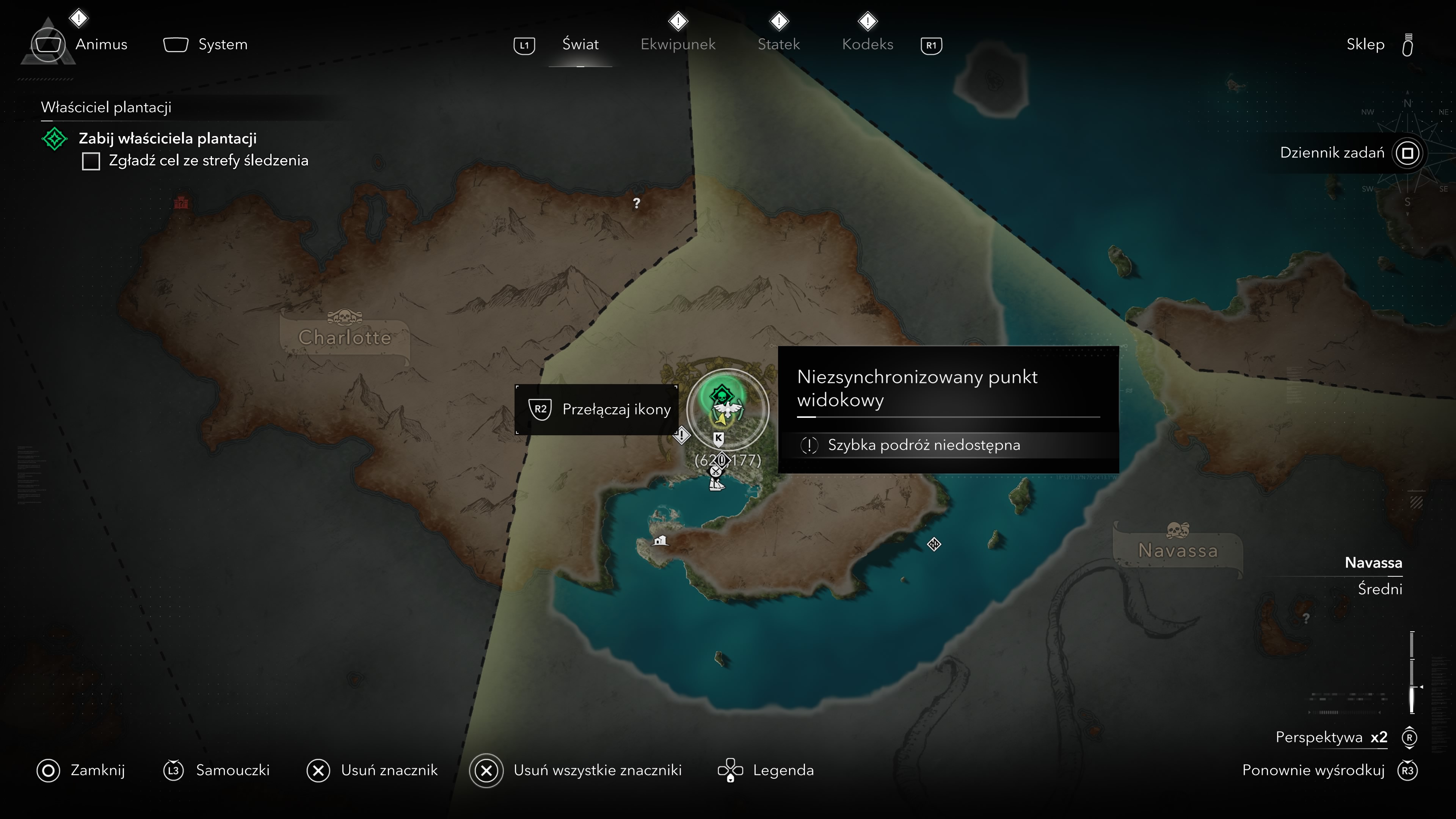 Assassin's Creed Black Flag Resynced - Wieże synchronizacyjne, punkty widokowe w Kingston