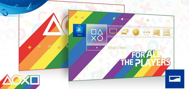 Motyw PS4 For ALL the Players jako wsparcie dla osób LGBT