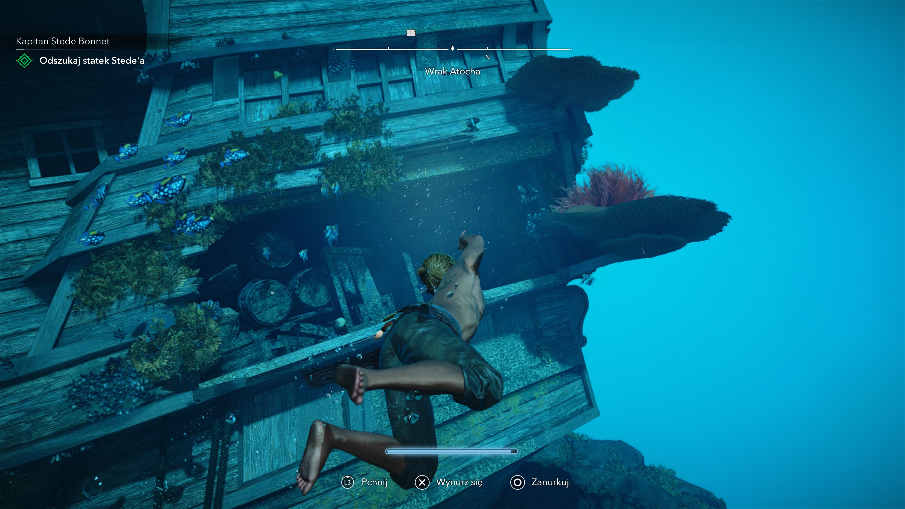 Assassin's Creed Black Flag Resynced - Wrak Atocha: skrzynie i sekrety