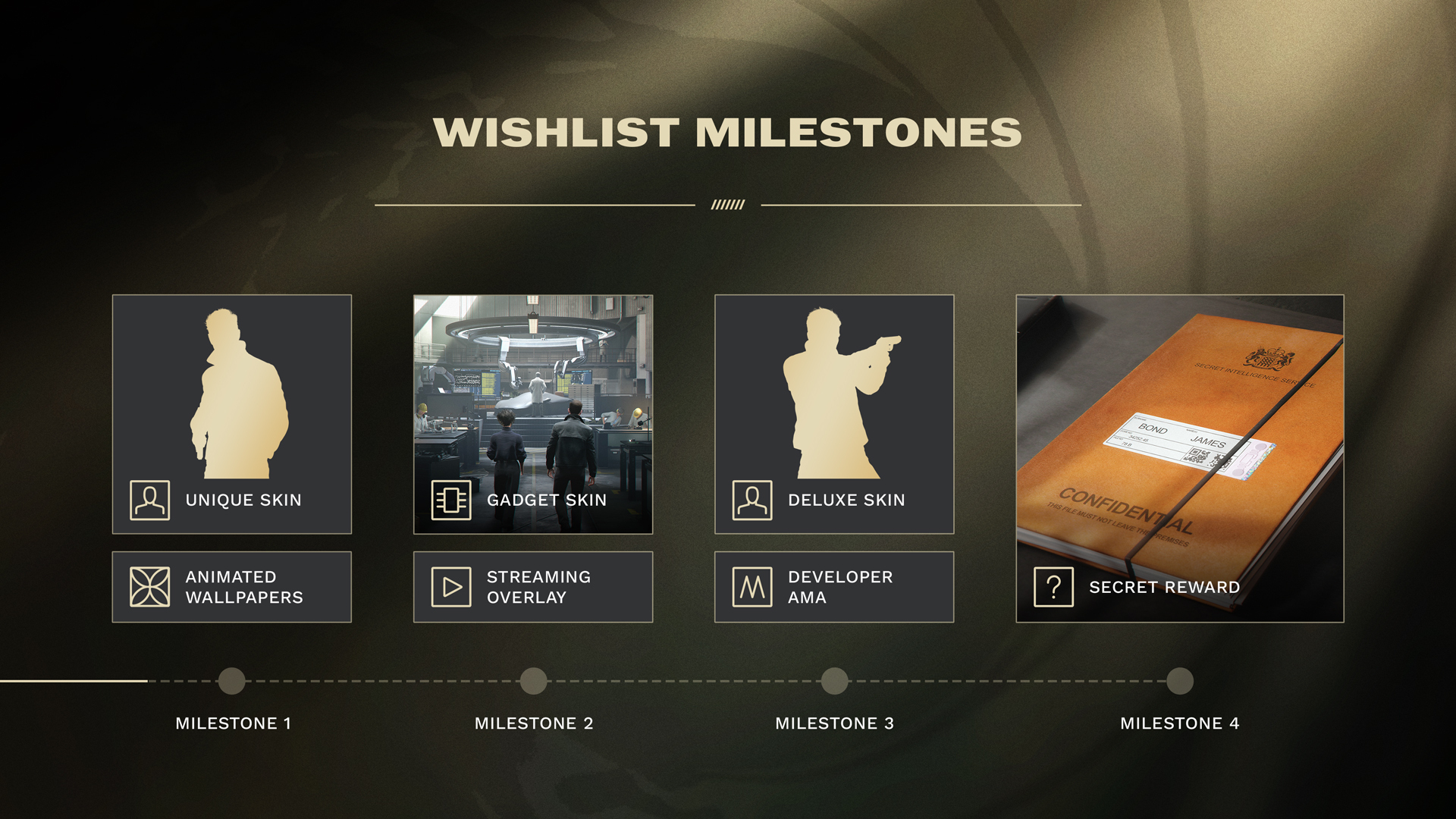 007 First Light Wishlist Milestones