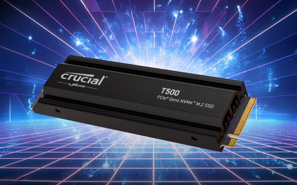 Dysk SSD 2 TB Crucial T500 do PC i PS5 (z radiatorem) za 1099 zł zamiast 1709 zł