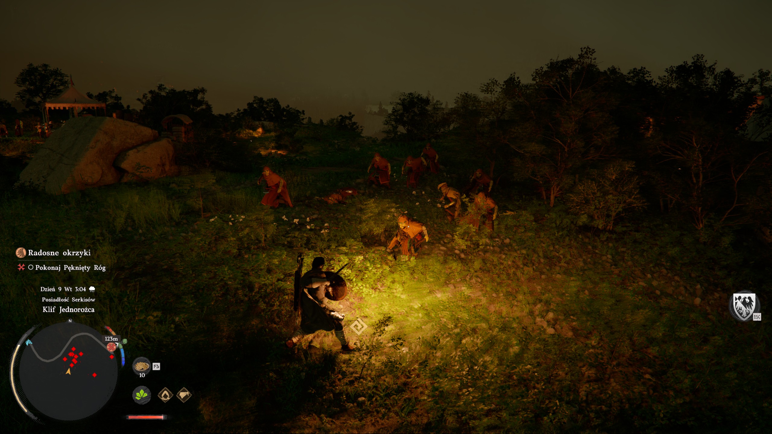 Crimson Desert - Radosne okrzyki: Pęknięty Róg, dowódca Złotolistnych