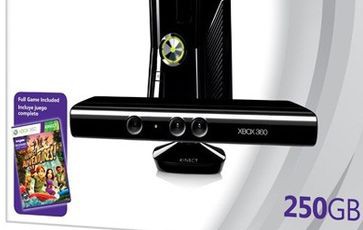 Kinect +  Xbox 360 250 GB w zestawie