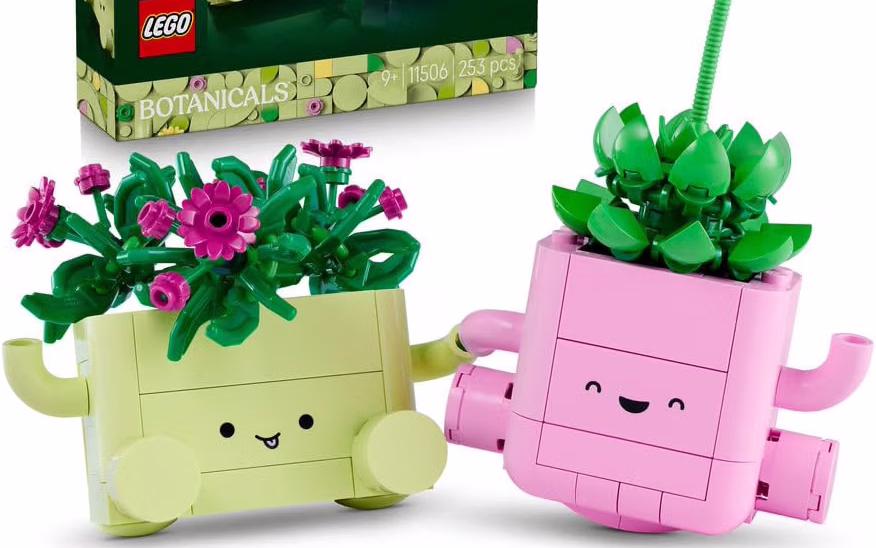 Ruszające się roślinki LEGO Botanicals - 2 sztuki za 52 zł!