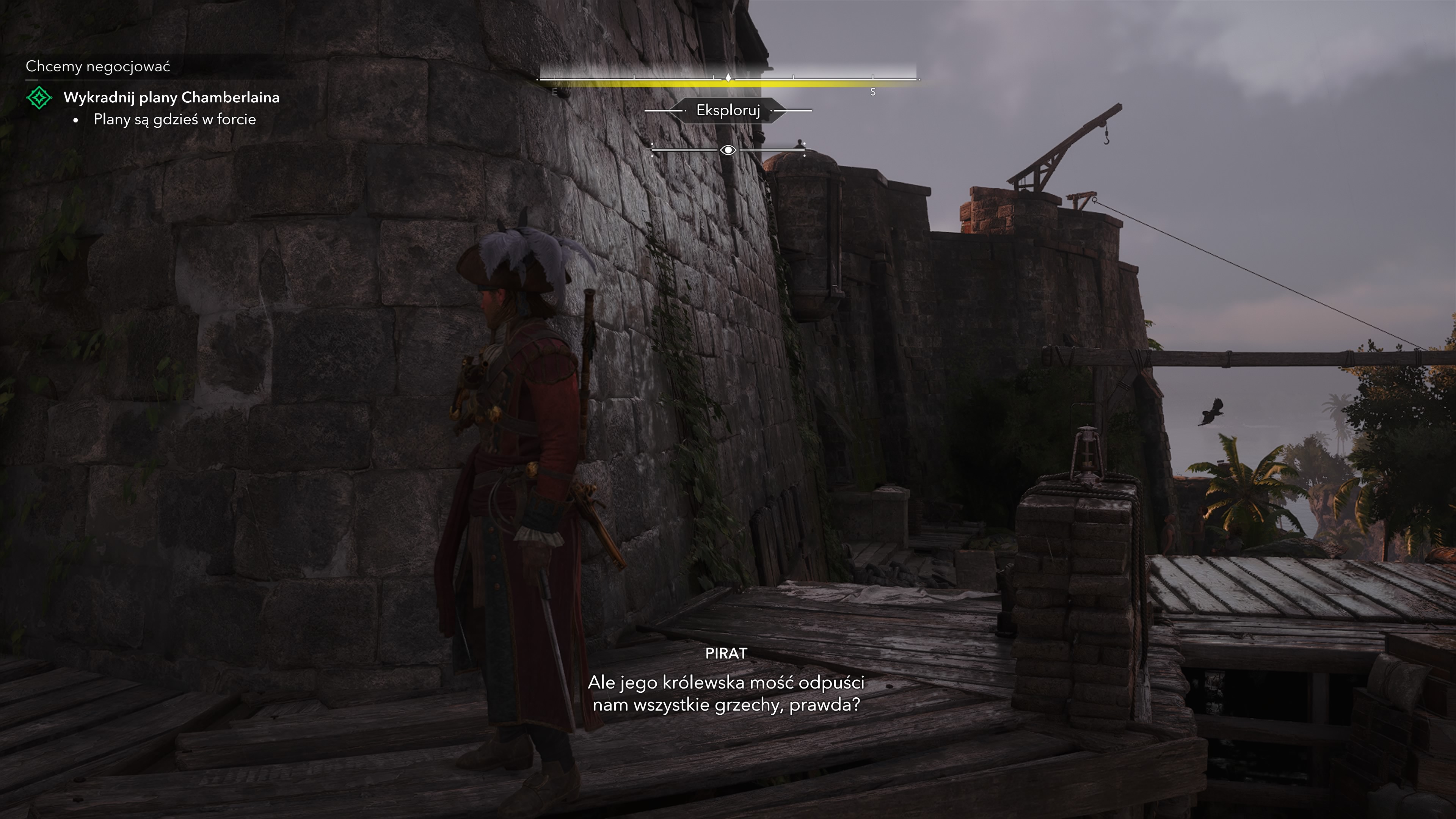 Assassin's Creed Black Flag Resynced - Chcemy negocjować: Woodes Rogers, Anne, plany Chamberlaina