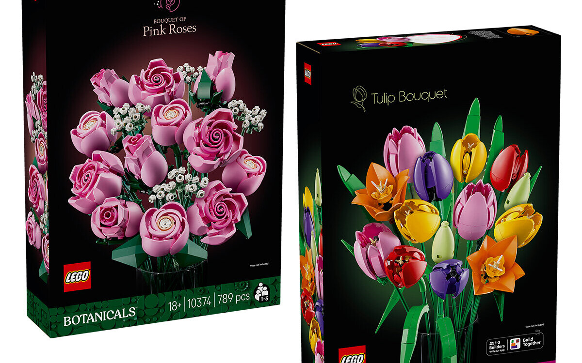 Świetne zestawy kwiatów LEGO - 2 różne egzemplarze na Walentynki czy Dzień Kobiet za 299 zł