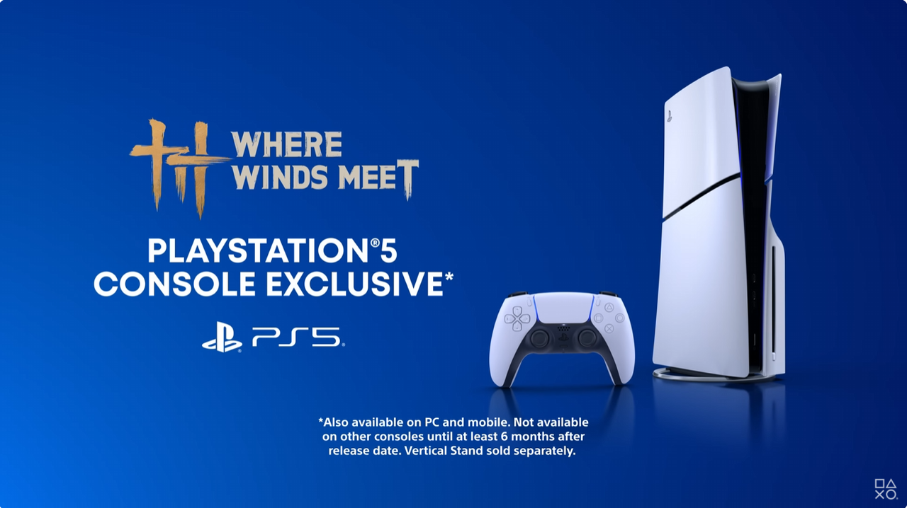 Where Winds Meet PS5 Console Timed Exclusive
