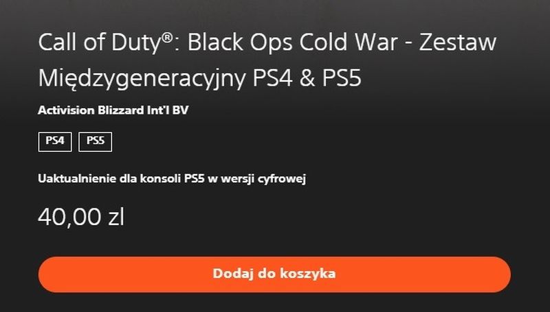 Call of Duty: Black Ops Cold War za 40 zł na PS4 i PS5 [Aktualizacja #1]