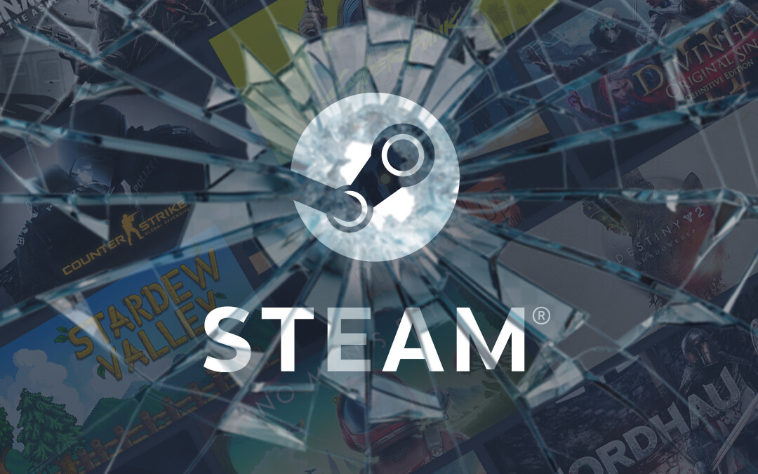 Czarny ekran zamiast grania. Steam zalicza globalną awarię