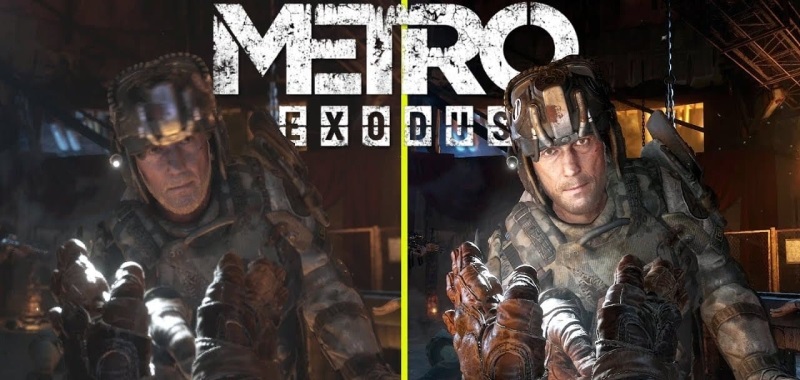 Metro Exodus Enhanced Edition prezentuje się znakomicie. Porównanie grafiki pokazuje sporą różnicę w oprawie
