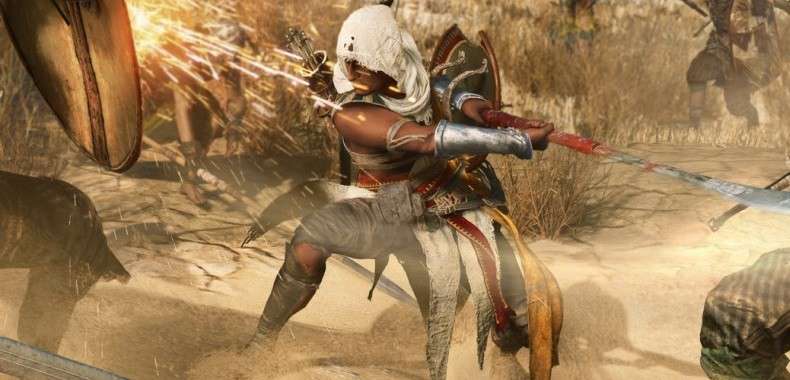 Assassin’s Creed: Origins otrzyma sieciowe elementy. Gameplay z areny wygląda przyzwoicie
