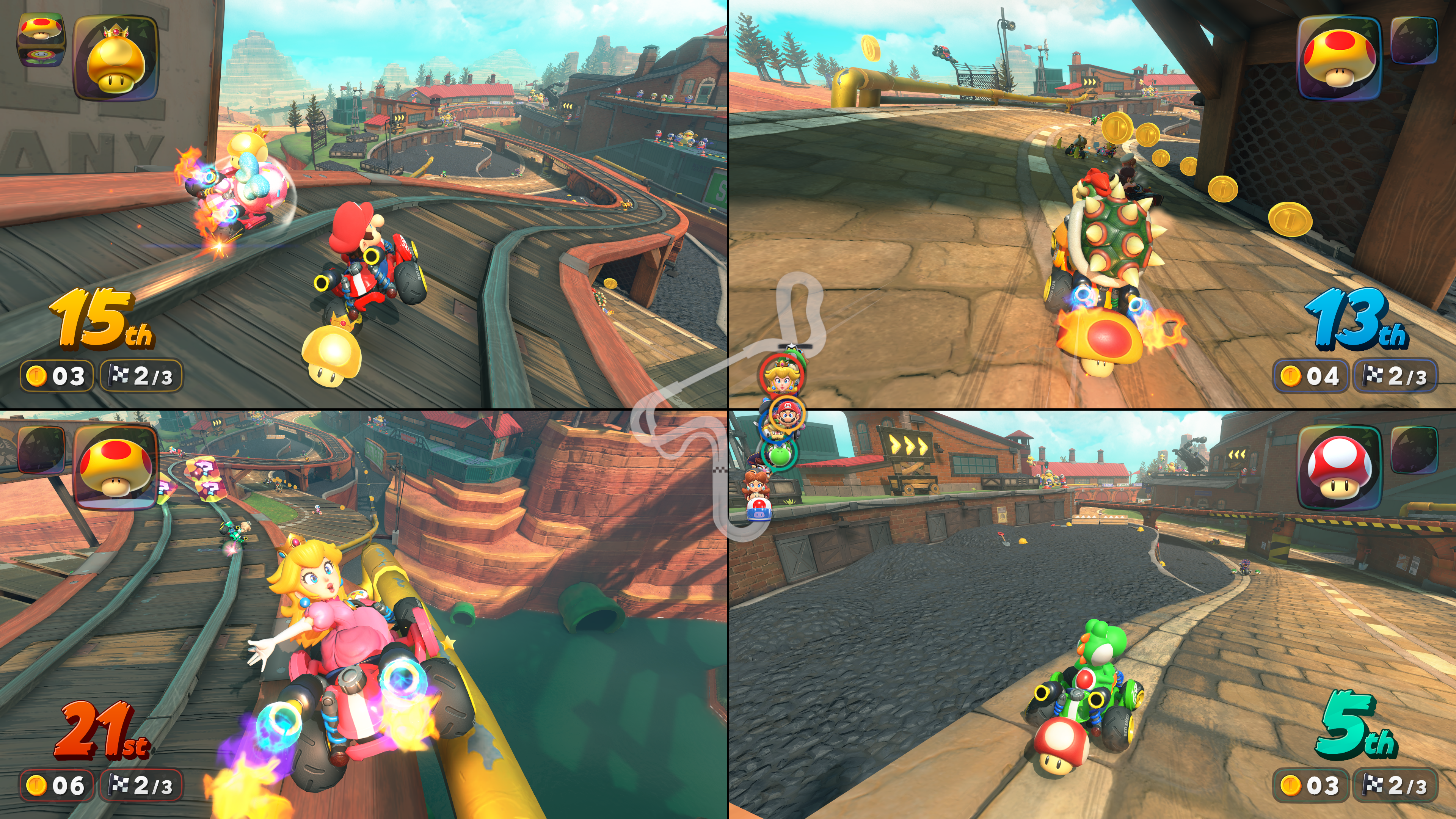 Mario Kart World – recenzja gry. Wyścig 4 graczy