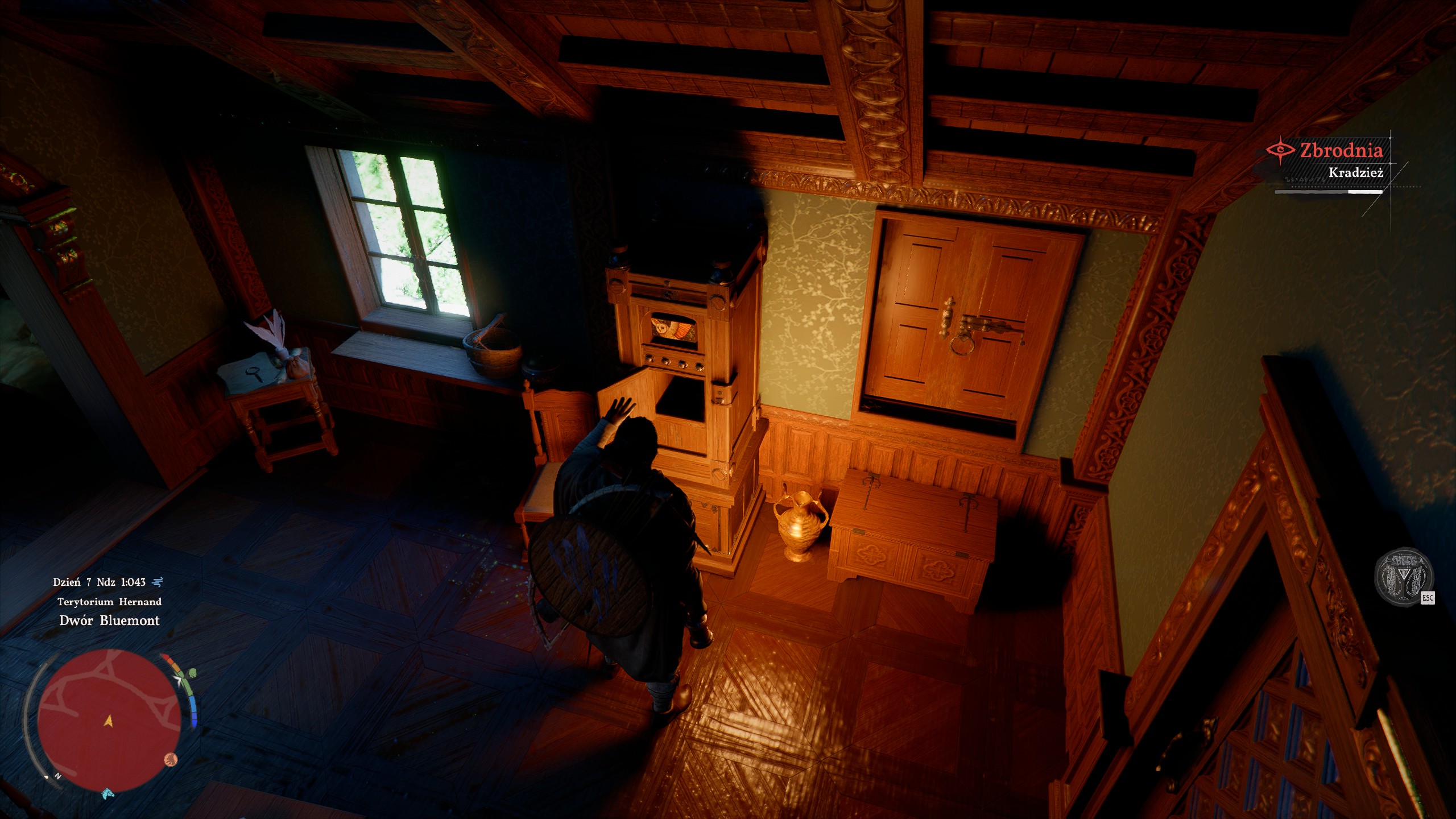 Crimson Desert - Kradzież przedmiotów, maska, poszukiwanie, więzienie