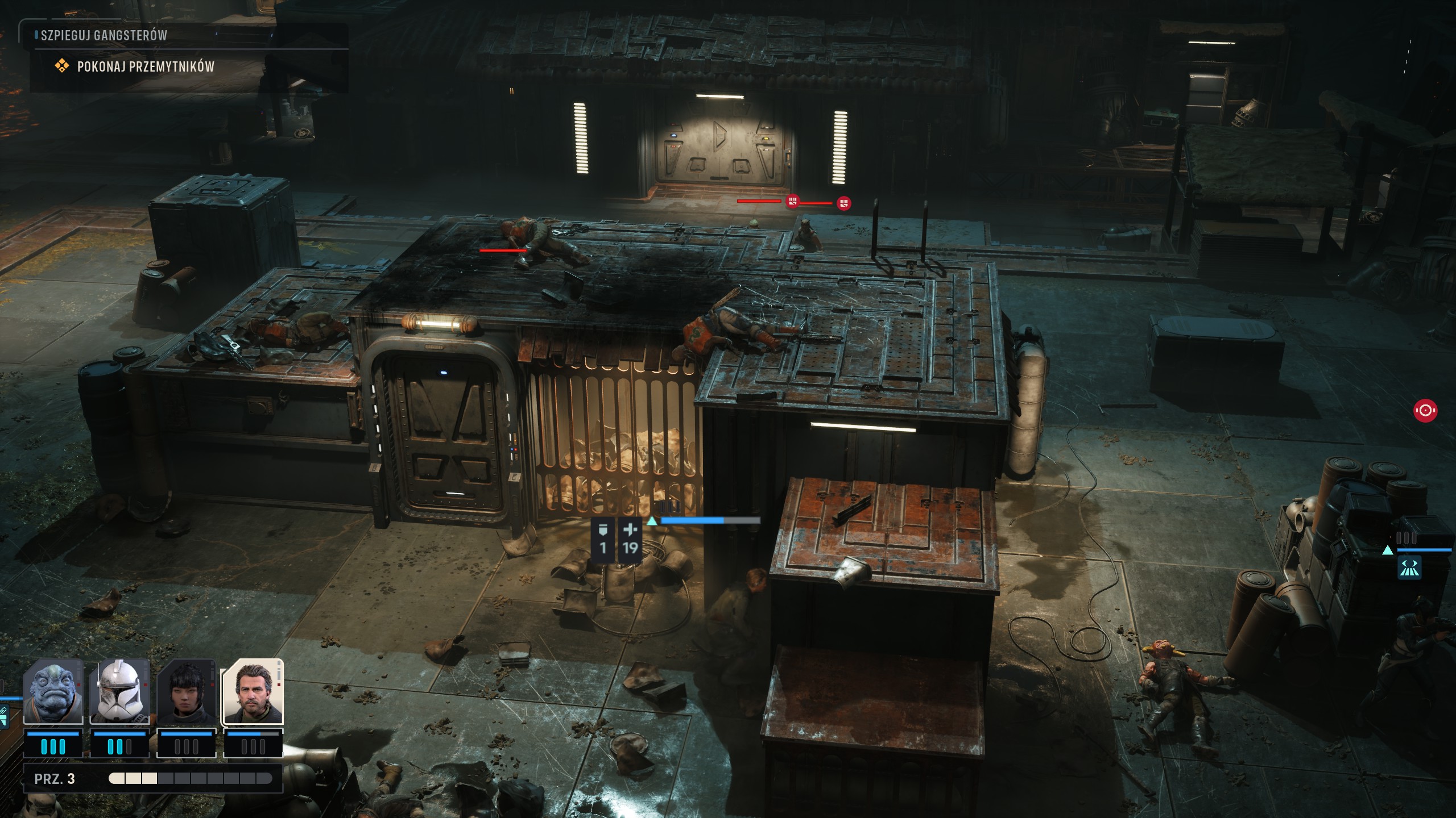 Star Wars Zero Company - Wywiad Republiki, Spłata, Podsłuch: Szpieguj gangsterów, zbadaj doki