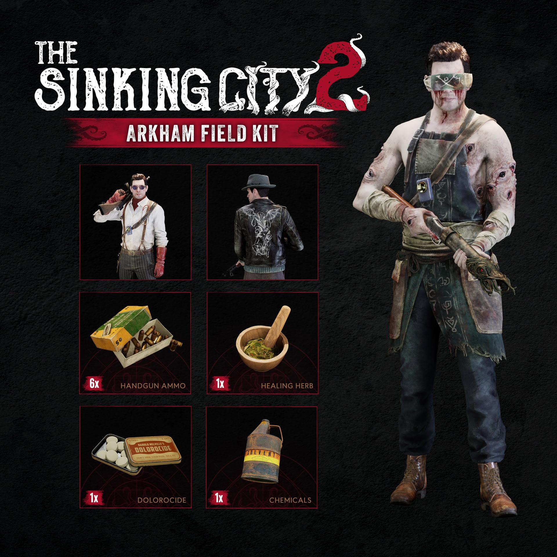The Sinking City 2 - Zestaw polowy z Arkham