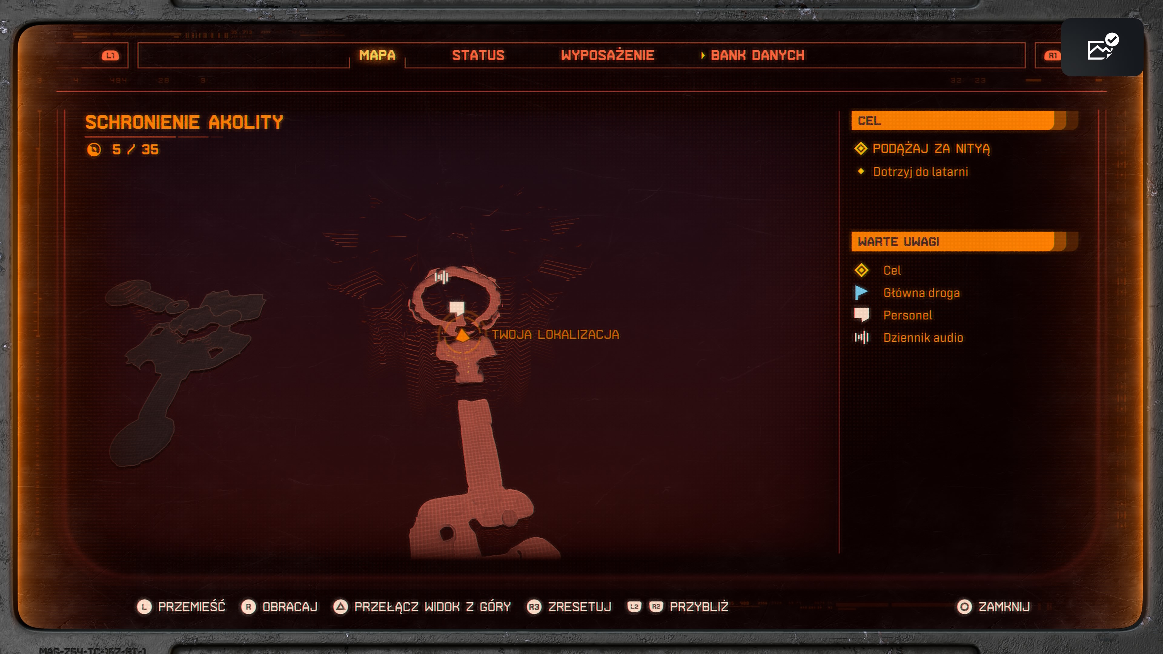 Saros - Schronienie akolity: wszystkie przedmioty, znajdźki, dzienniki audio i tekstowe