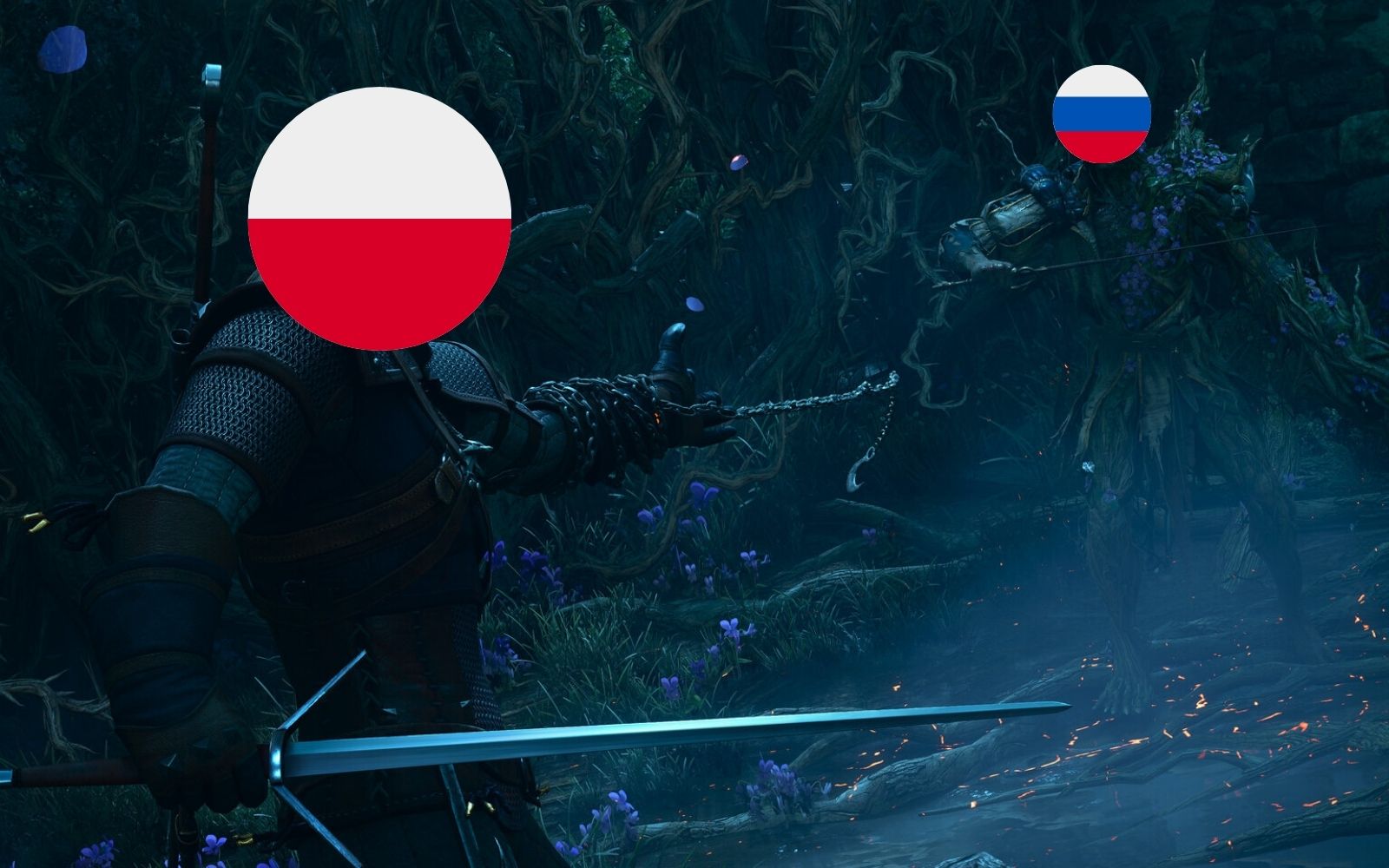 Wiedźmin 3: Dziki Gon – Pieśni przeszłości bez rosyjskiego dubbingu. Gracze usłyszą polski język