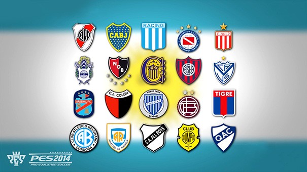 Pro Evolution Soccer 2014 z 20 licencjonowanymi zespołami ligi argentyńskiej 