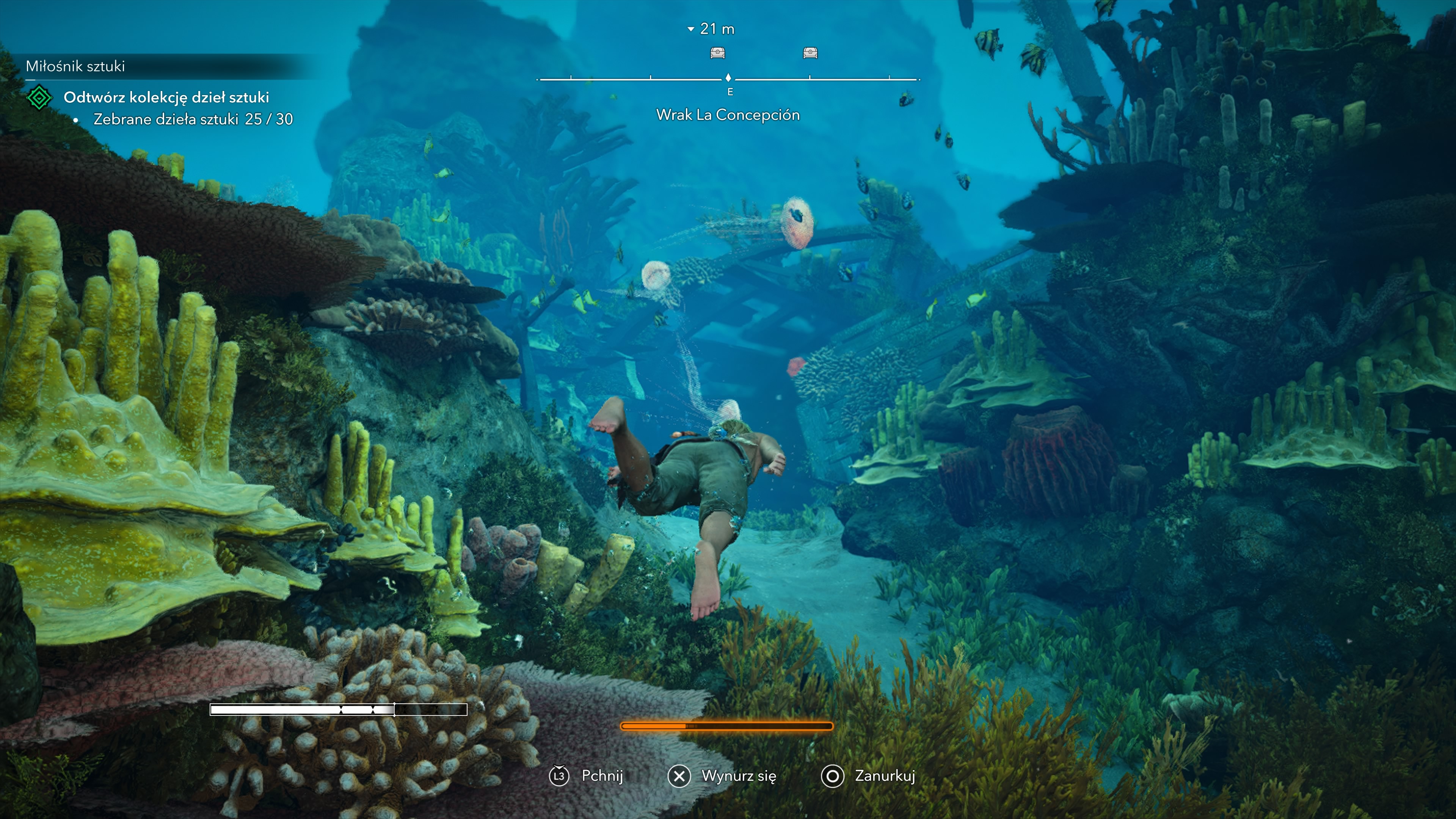 Assassin's Creed Black Flag Resynced - Wrak La Concepcion: skrzynie i sekrety
