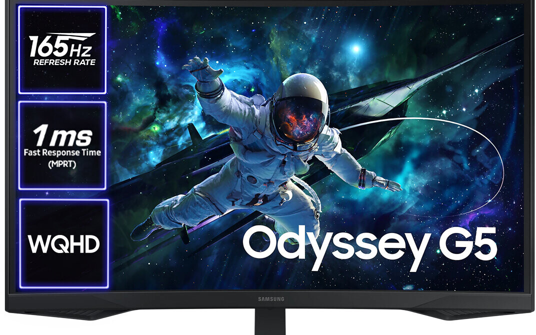 Promocja na monitor Samsung Odyssey G5 27", VA 165 Hz, 1440p (QHD) - za 699 zł (rabat 180 zł)