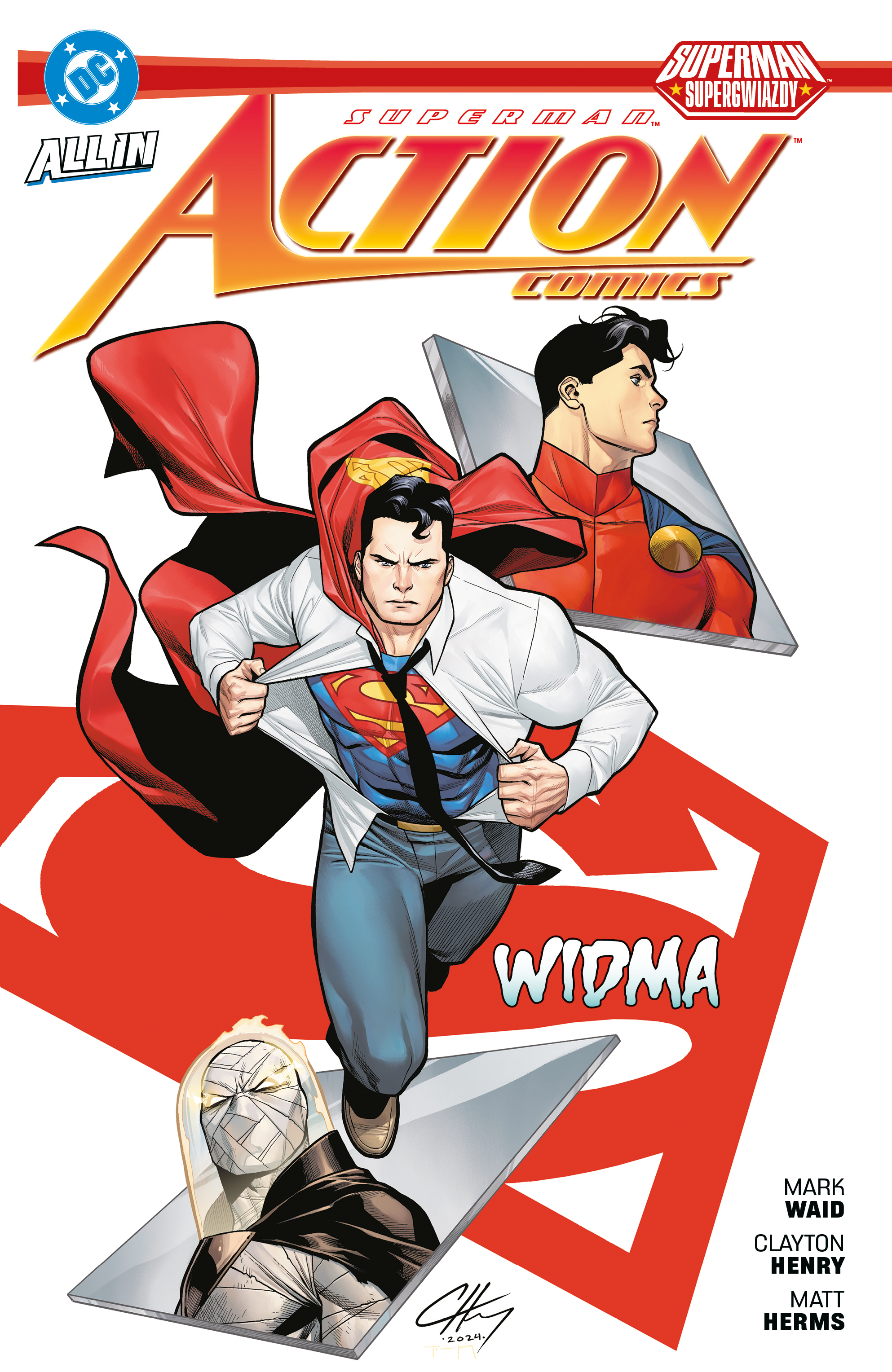 DC All In: Superman Action Comics. Widma 