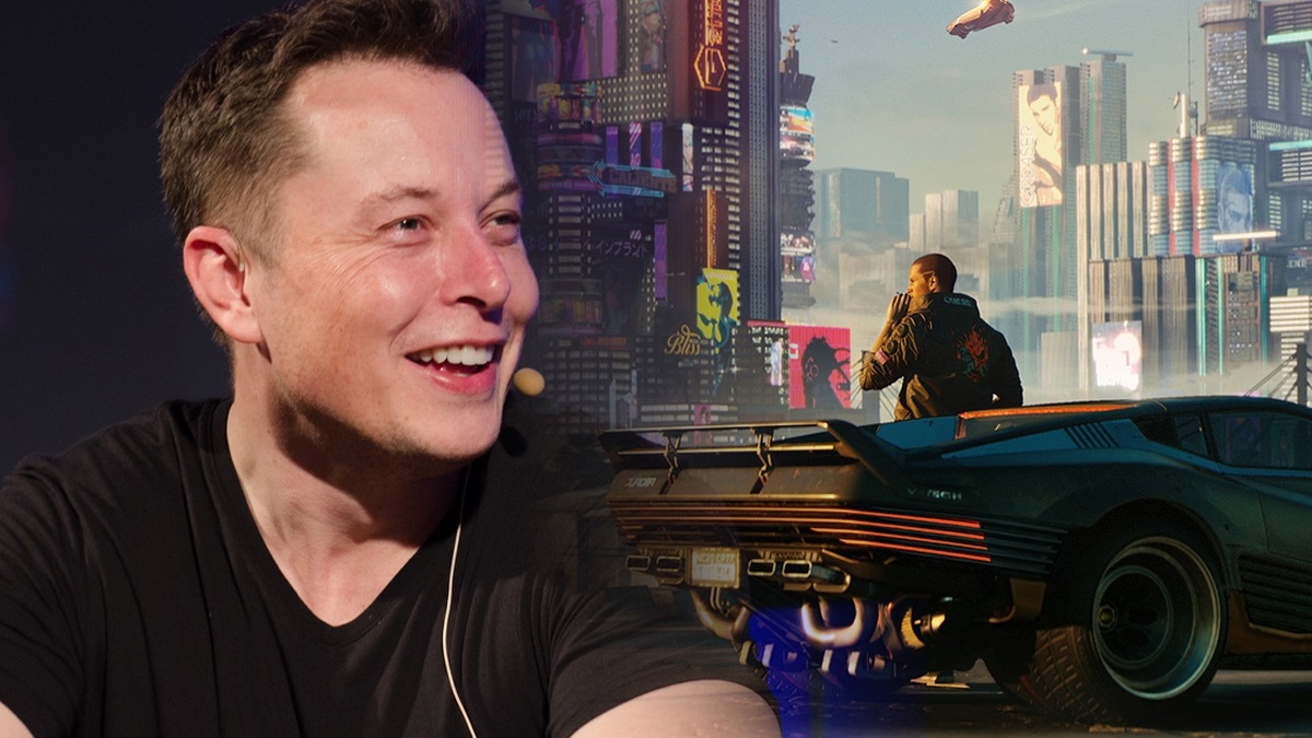 Elon Musk i Cyberpunk 2077