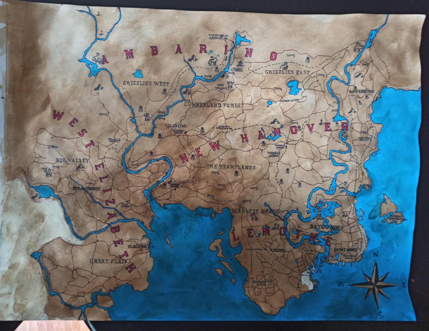 Distribuere fjols Rise Red Dead Redemption 2 z mapą, która pomaga zdobyć platynę