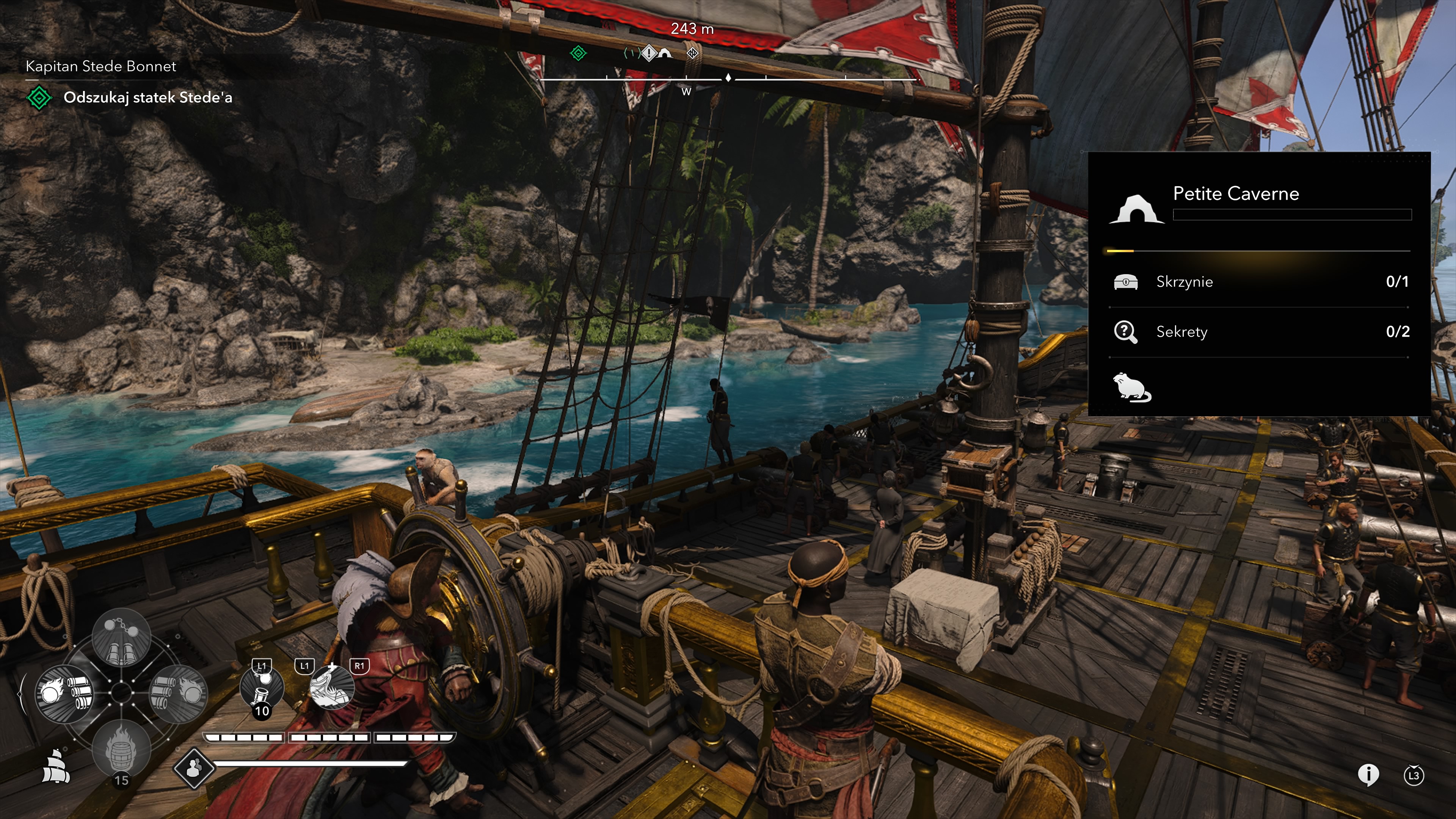 Assassin's Creed Black Flag Resynced - Mapa skarbu z Petite Caverne: lokalizacja, gdzie jest?