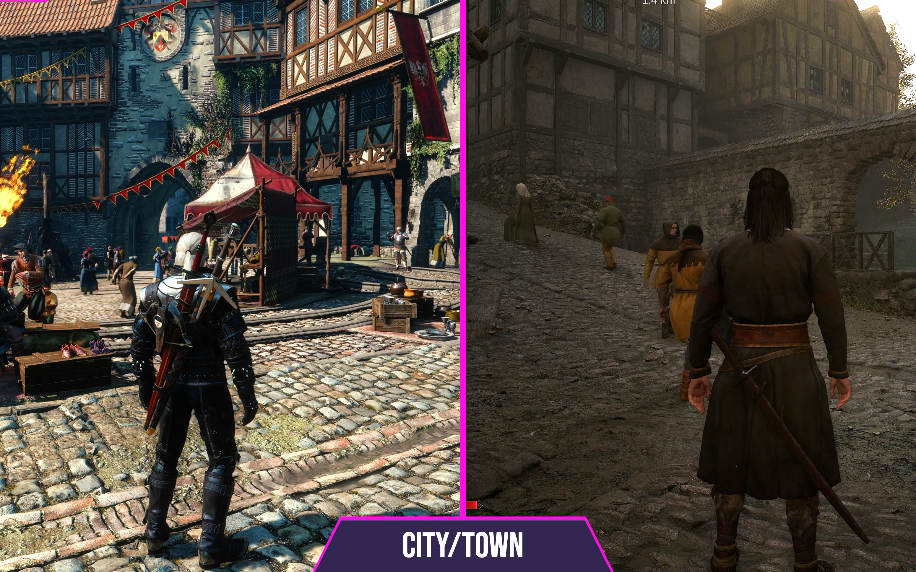 Wiedźmin 3 to arcydzieło nawet po 11 latach. Graficzne starcie z The Blood of Dawnwalker na Unreal Engine 5