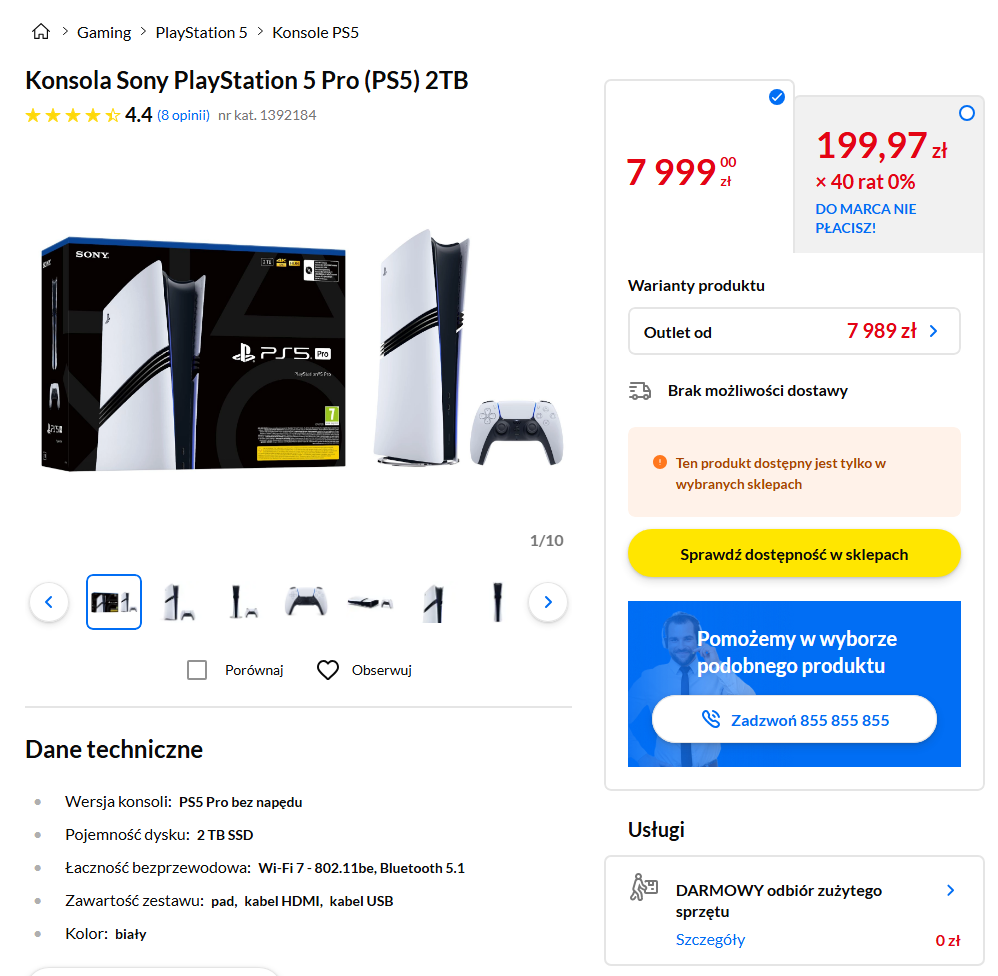 Polski sklep sprawdzał wytrzymałość graczy. Nie uwierzycie, ile kosztowało PS5 Pro