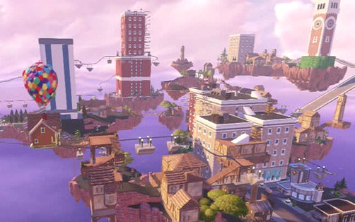 Podniebne miasto z BioShock: Infinite odtworzone w Disney: Ifninity