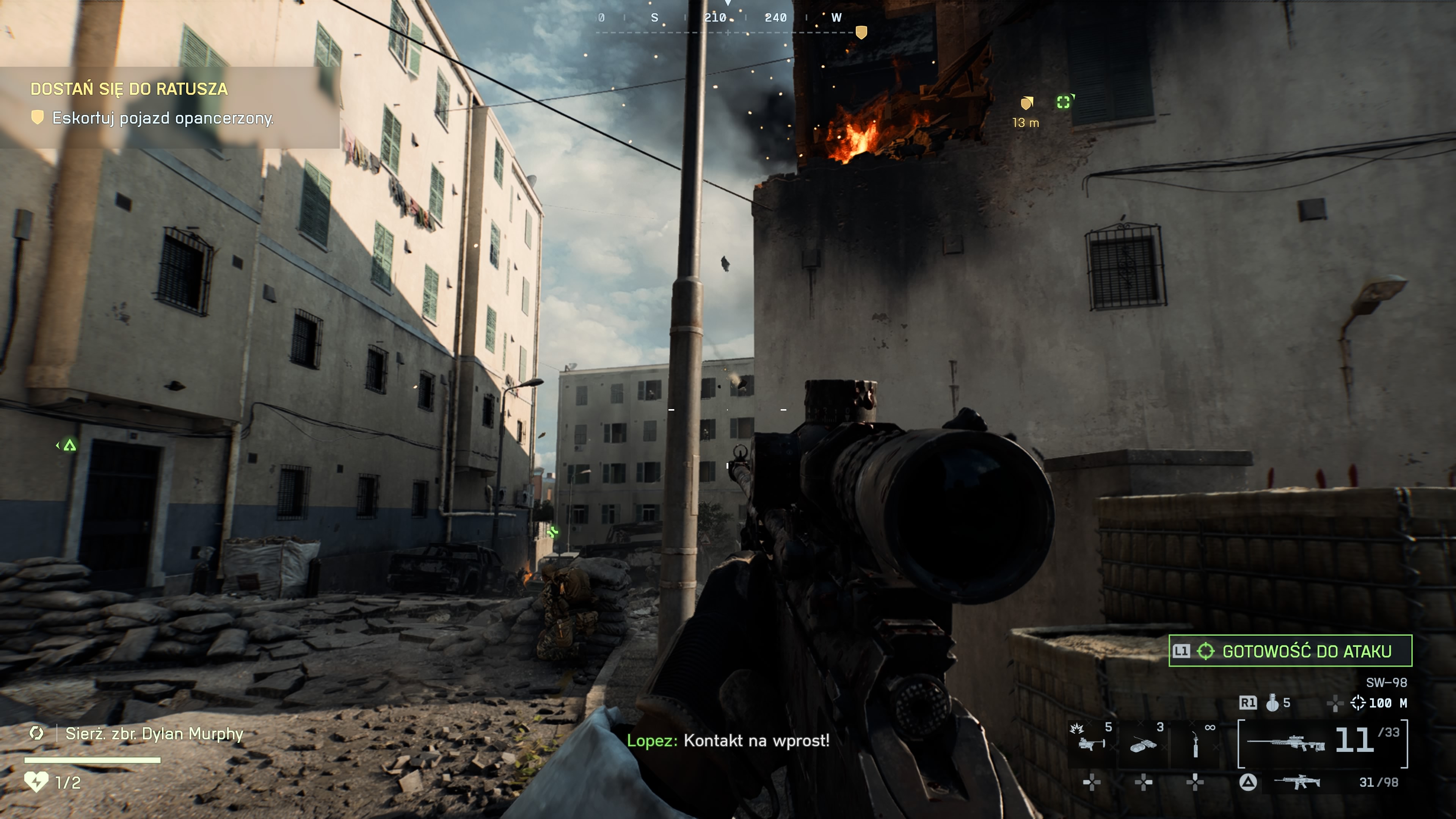 Battlefield 6 - Operacja Gladius: bitwa o Gibraltar, Murphy, pojazd opancerzony