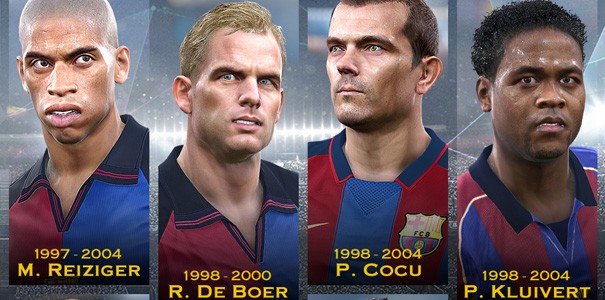 Kolejne legendy FC Barcelony trafią do Pro Evolution Soccer 2017