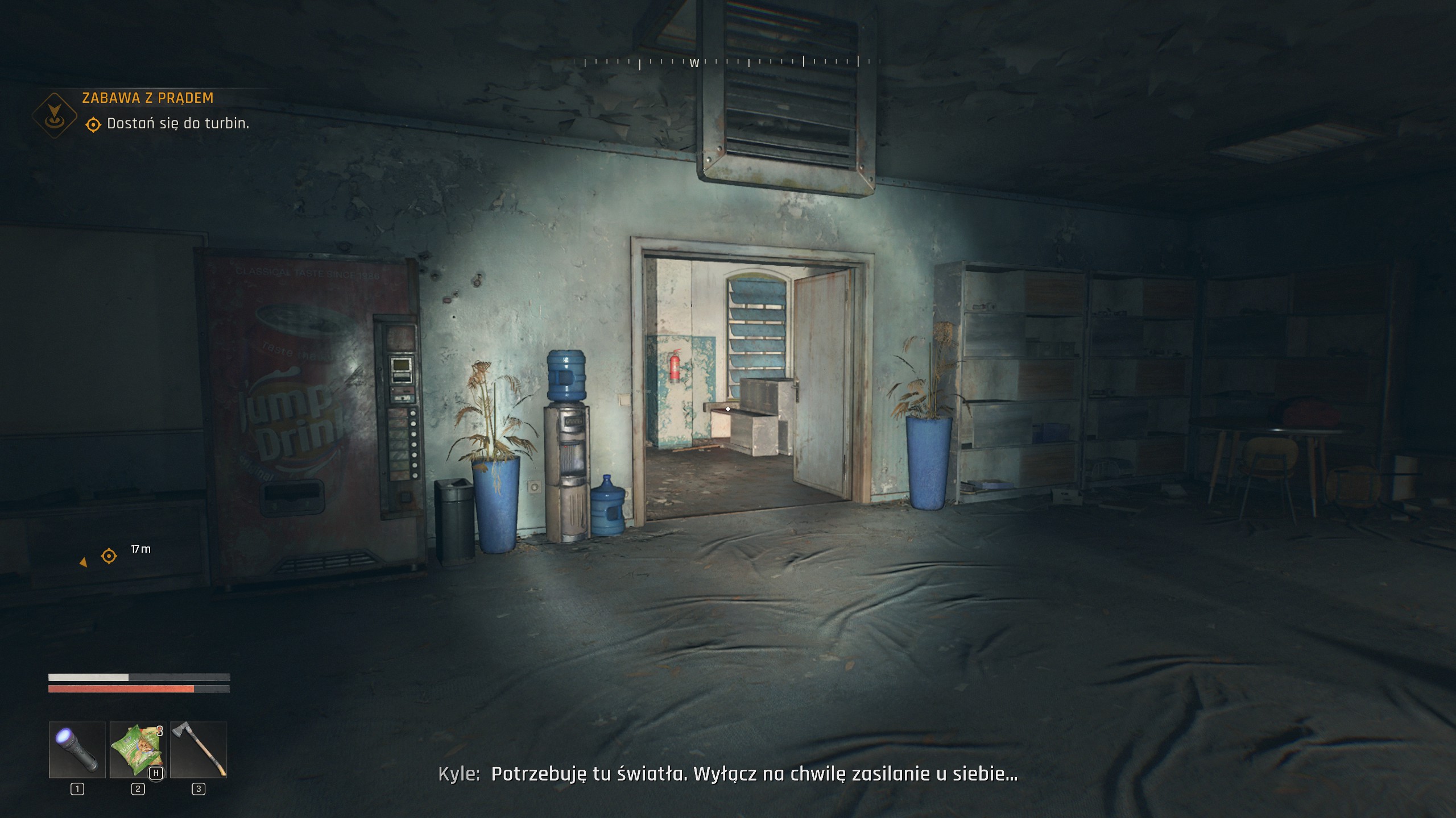 Dying Light The Beast - Zabawa z prądem: hydroelektrownia, brygadzista