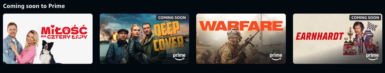Warfare na Amazon Prime Video