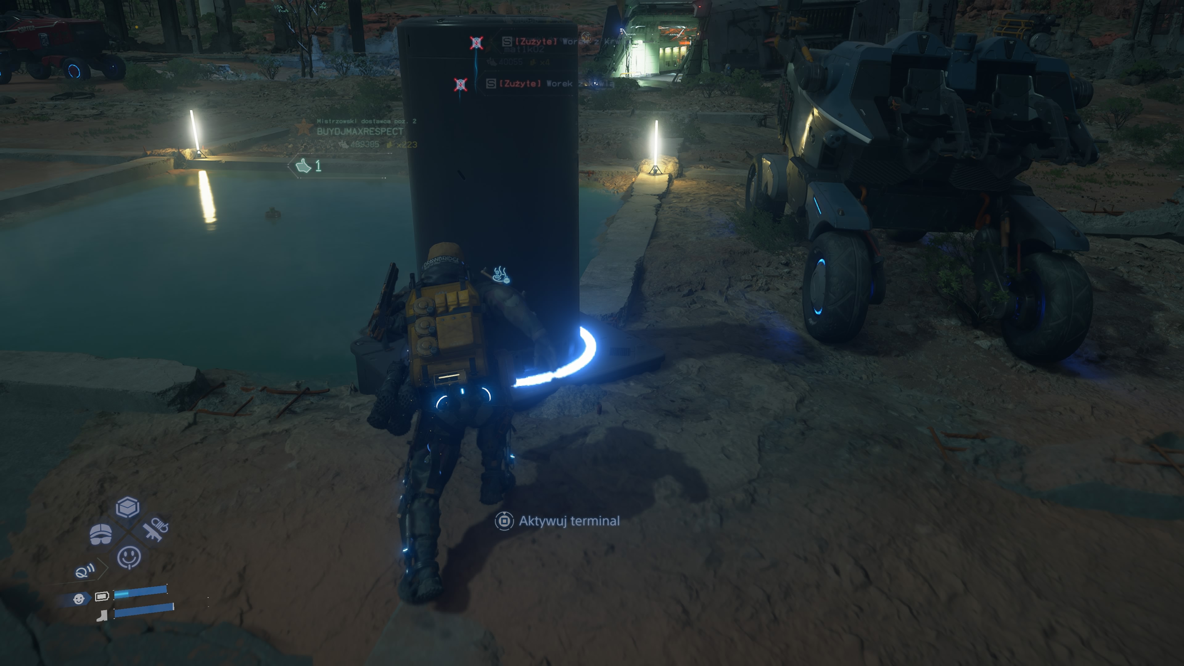 Death Stranding 2 - Gorące źródła, hydrolożka, skakanie przez wodę