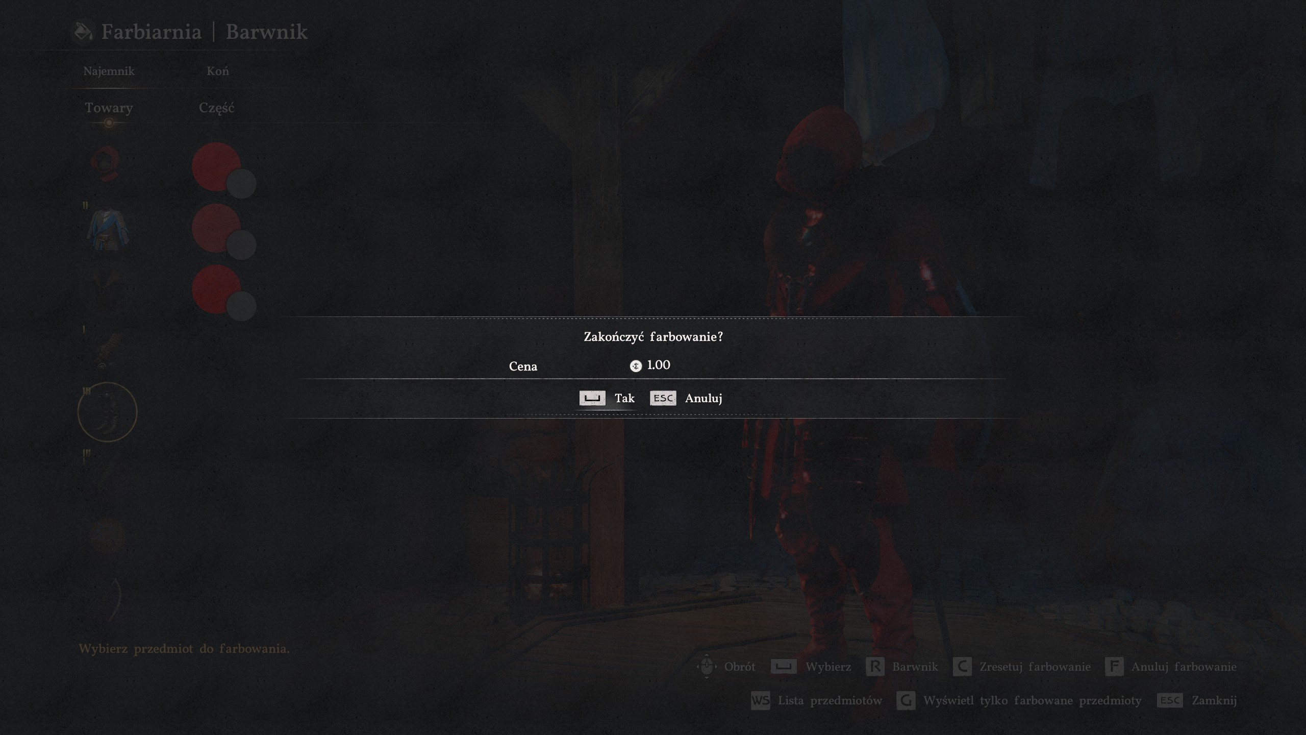 Crimson Desert - Szary i ponurzy, Żywy barwnik: ubiór, kocioł, farbiarnia