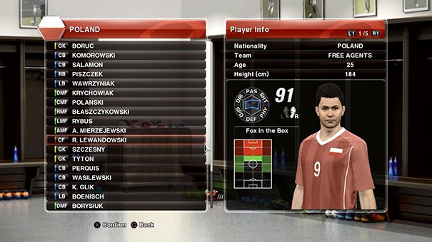 Zobacz jak wygląda reprezentacja Polski w Pro Evolution Soccer 2014