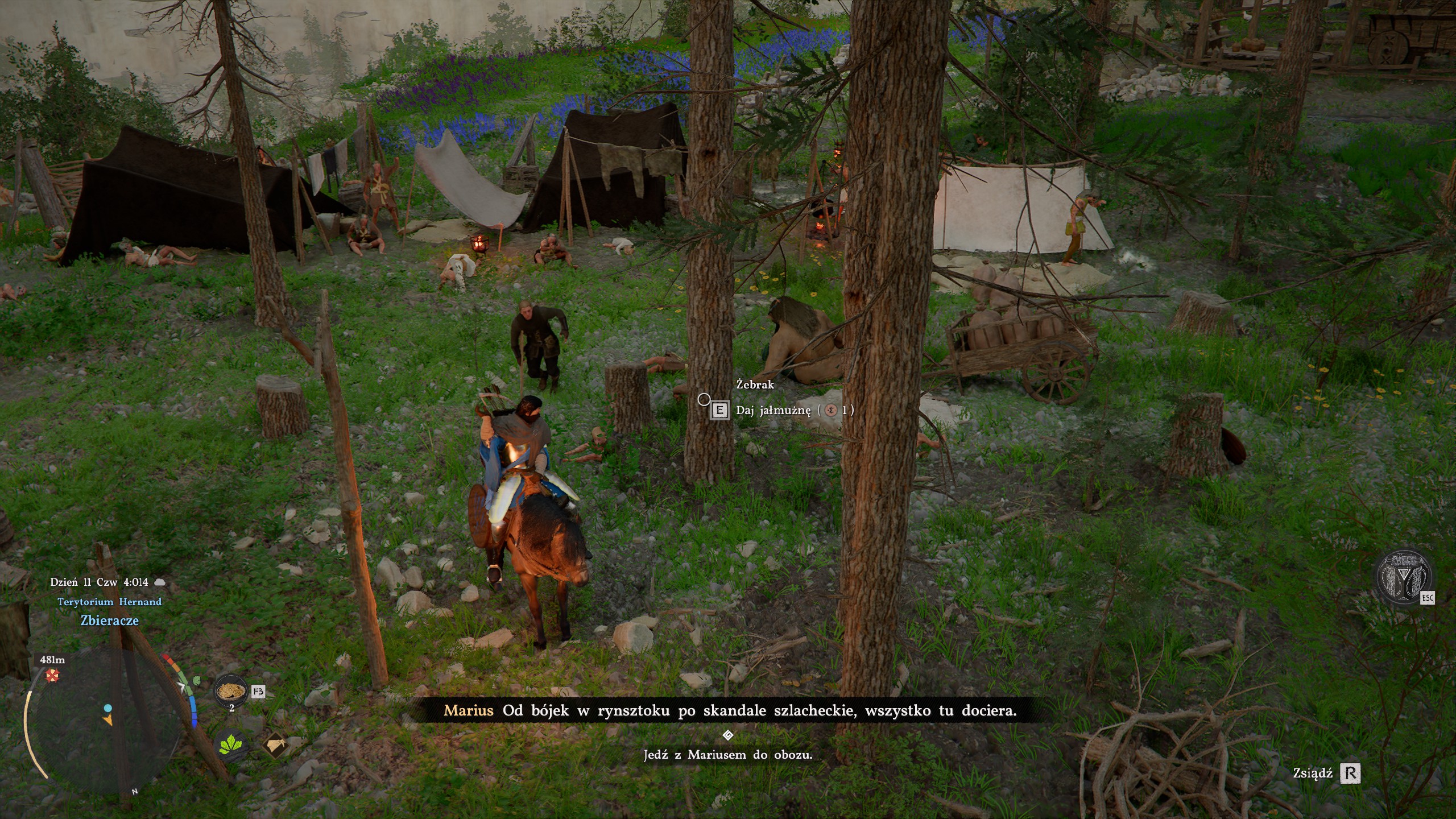 Crimson Desert - Powrót towarzysza: eskorta Mariusa, wspólna jazda